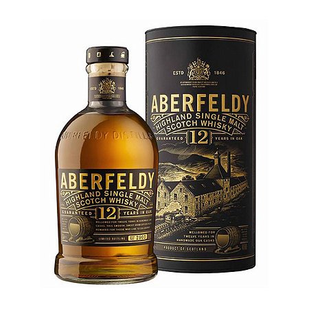 Whisky Aberfeldy 12 Anos -  Single Malt - 750 ml