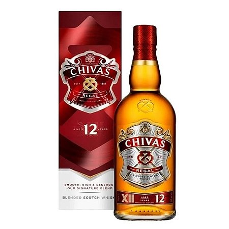 Whisky Chivas Regal 12 anos - 1L