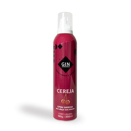 Espuma Gin Sabores Cereja - 200g