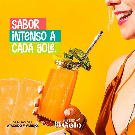 Gelo Saborizado Mister Gelo Sabor Energético - 200 ml