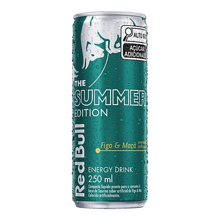 Energético Red Bull Figo e Maçã - Summer Edition - 250 ml