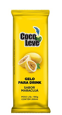 Gelo Coco Leve Sabor Maracujá - 190 g