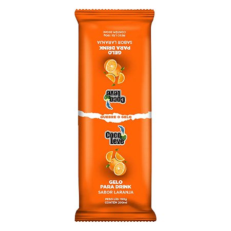 Gelo Coco Leve Sabor Laranja - 190 g