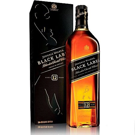 Whisky Johnnie Walker Black Label - (Com Caixa) - 1L
