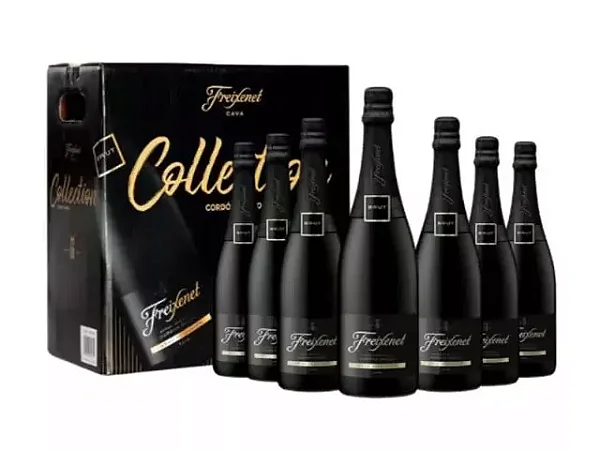 Kit Freixenet Cordon Negro - 6 Garrafas 750ml +1 Magnum 1,5l