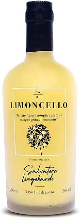 Salvatore Longobardo Limoncello Sabor Limão Siciliano - 700 Ml