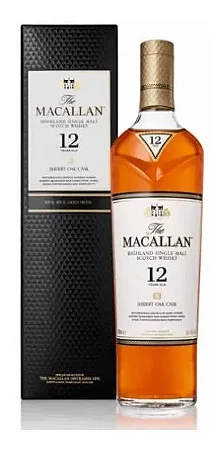 The Macallan Sherry Oak 12 Anos Single Malt Scotch Whisky Escocês - 700 ml