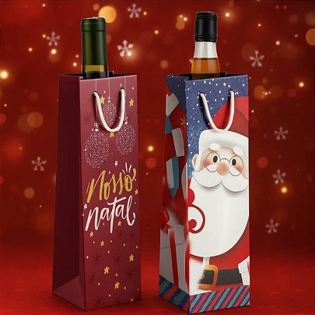 Sacola de Papel Presenteável Edição Natal