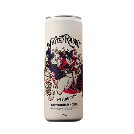 The White Rabbit Chapeleiro Sabor Açai , Cramberry e Cereja - 355 ml