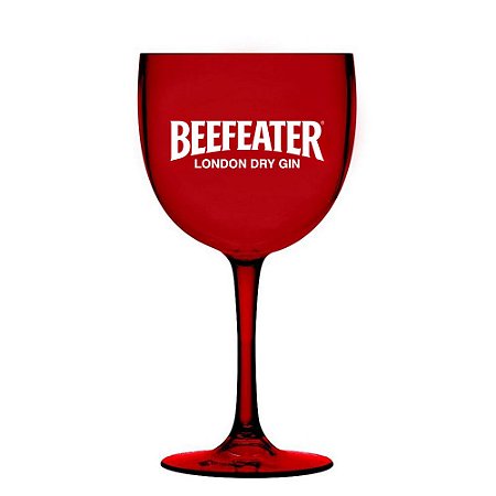 Taça Gin Beefeater - Acrílico - Vermelha - 580 ml