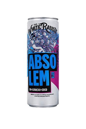 The White Rabbit Absolem Gin, Coco e Curaçau - 355 ml