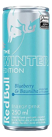 Energético Red Bull Winter Edition, Sabor Blueberry e Baunilha - 250 ml