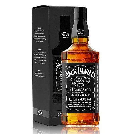 Whiskey Jack Daniel's - (Com Caixa) - 1L