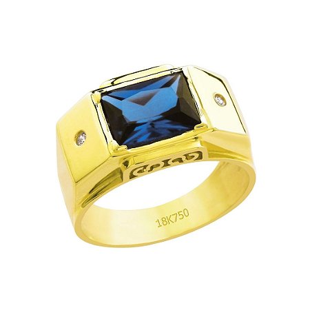 Anel De Formatura Ref. 231 em Ouro 18k