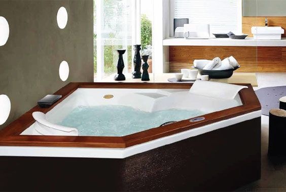 BANHEIRA FLEXA WOOD - JACUZZI - 2 PESSOAS - ACRÍLICA