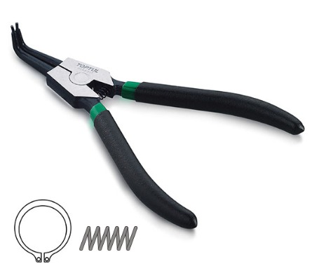 ALICATE PARA ANÉIS EXTERNO BICO CURVO 7"