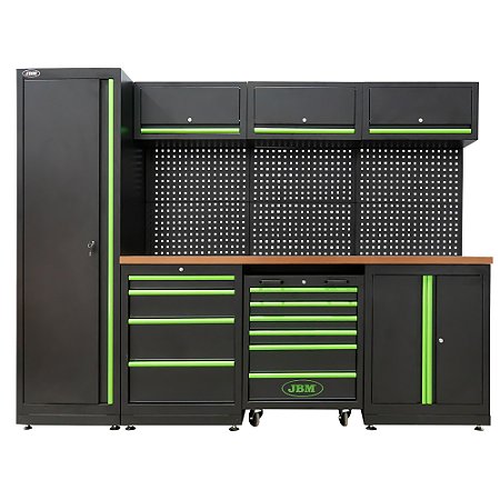 ARMÁRIO MOBILIÁRIO MODULAR PARA OFICINA COM JOGO DE FERRAMENTAS