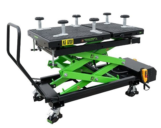 MESA ELEVADOR PANTOGRÁFICO PARA BATERIA DE VEÍCULOS ELÉTRICOS