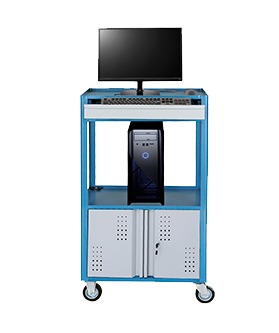 CARRINHO RACK PARA COMPUTADOR ABERTO COM BANCADA