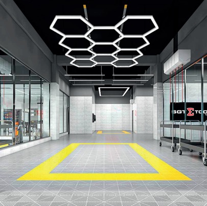 ILUMINAÇÃO EM LED HEXAGONAL COM 11 CÉLULAS