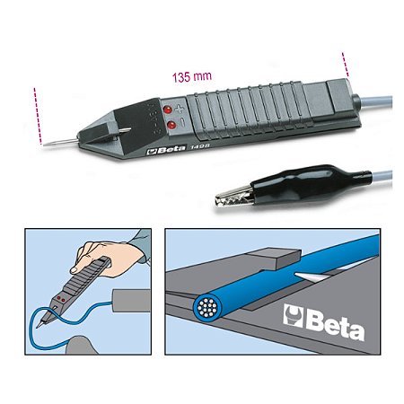 VERIFICADOR DE TENSÃO EM CIRCUITOS COM PINÇA (3-48V) 1498 - BETA
