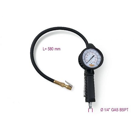 INFLADOR DE PNEUS COM MANÔMETRO - 0,5-12 Bar - 1949GPA - BETA