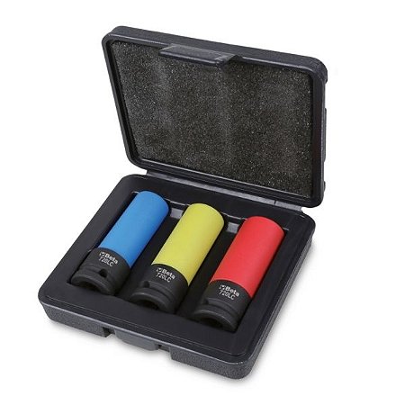 JOGO DE SOQUETE DE IMPACTO SEXTAVADO QUADRA 1/2 - BETA