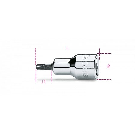 SOQUETE PONTA TORX QUADRA 1/2- BETA