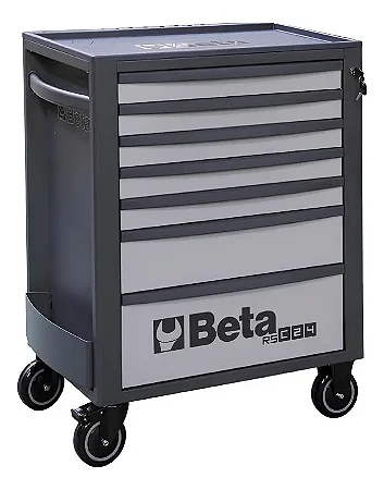 CARRO DE FERRAMENTAS COM 7 GAVETAS COM JOGO DE 309 FERRAMENTAS (CINZA)