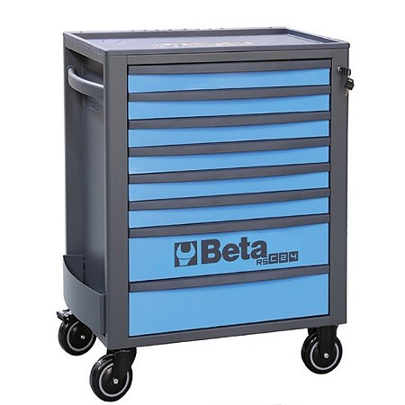 CARRO DE FERRAMENTAS COM 8 GAVETAS AZUL- BETA