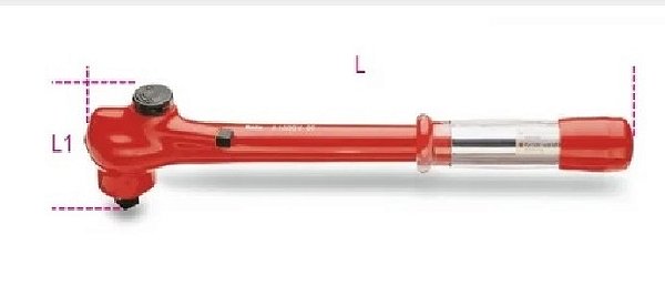 TORQUÍMETRO ISOLADO VDE ENCAIXE 1/2" 5 A 50 NM