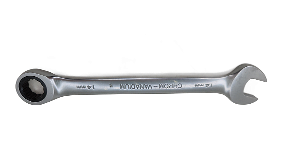 CHAVE COMBINADA PLANA C/CATRACA(UD) 7R-  14 MM