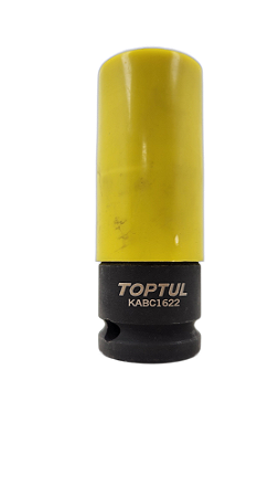 SOQUETE DE IMPACTO COM MANGAS DE PLASTICO - AMARELO