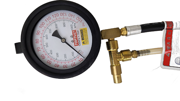 KIT P/ TESTE DE PRESSAO DE INJECAO DE COMBUSTIVEL