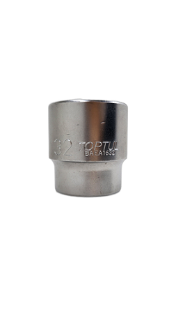 SOQUETE SEXTAVADO CURTO ENC. 1/2" - 32MM