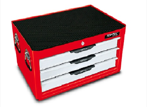 BAU 3 GAVETAS - SEM FERRAMENTAS SERIE PRO LINE - VERMELHO