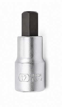 SOQUETE HEXAGONAL CURTO ENC. 1/2" 8MM