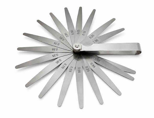 CALIBRE DE FOLGA COM 20 LAMINAS 0.05 A 1.00 MM