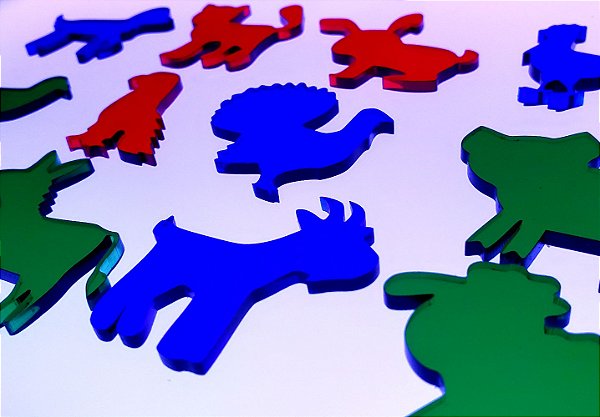 Animais da Fazenda em acrílico