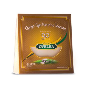 Queijo de Ovelha Pecorino Toscano (90 dias) - 100g - Casa da Ovelha