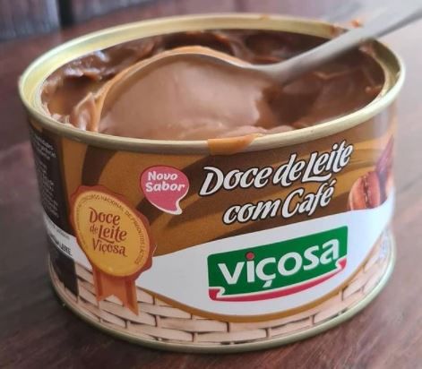 Doce De Leite Cremoso Com Cafe Vicosa Lata 0 400kg Casa Caipira Casa Caipira