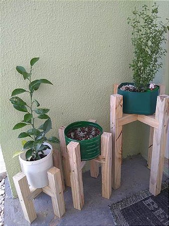 Conjunto de Suporte para Vaso de Planta