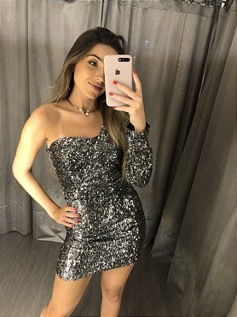 VESTIDO PAETÊ FLÁVIA PRATA