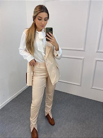 CALÇA MARJO BEGE