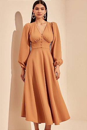 VESTIDO MICAELA - CAQUI