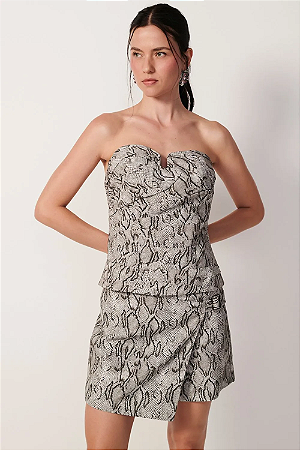 CORSELET ANA JULIA ANIMAL PRINT