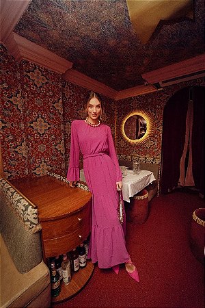 VESTIDO FRANCIS FUCSIA