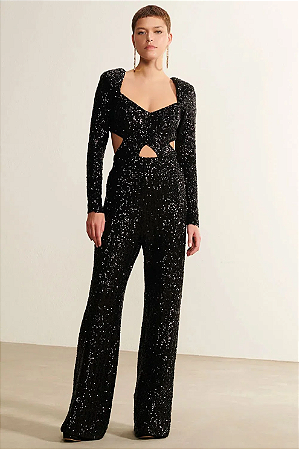 MACACÃO PAETÊ LAÍS PRETO