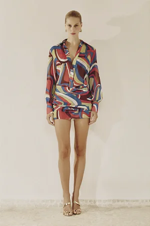 VESTIDO SAIDA NATALY CHIFFON