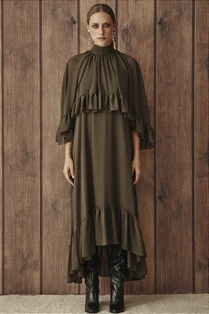 VESTIDO MELINA VERDE MUSGO